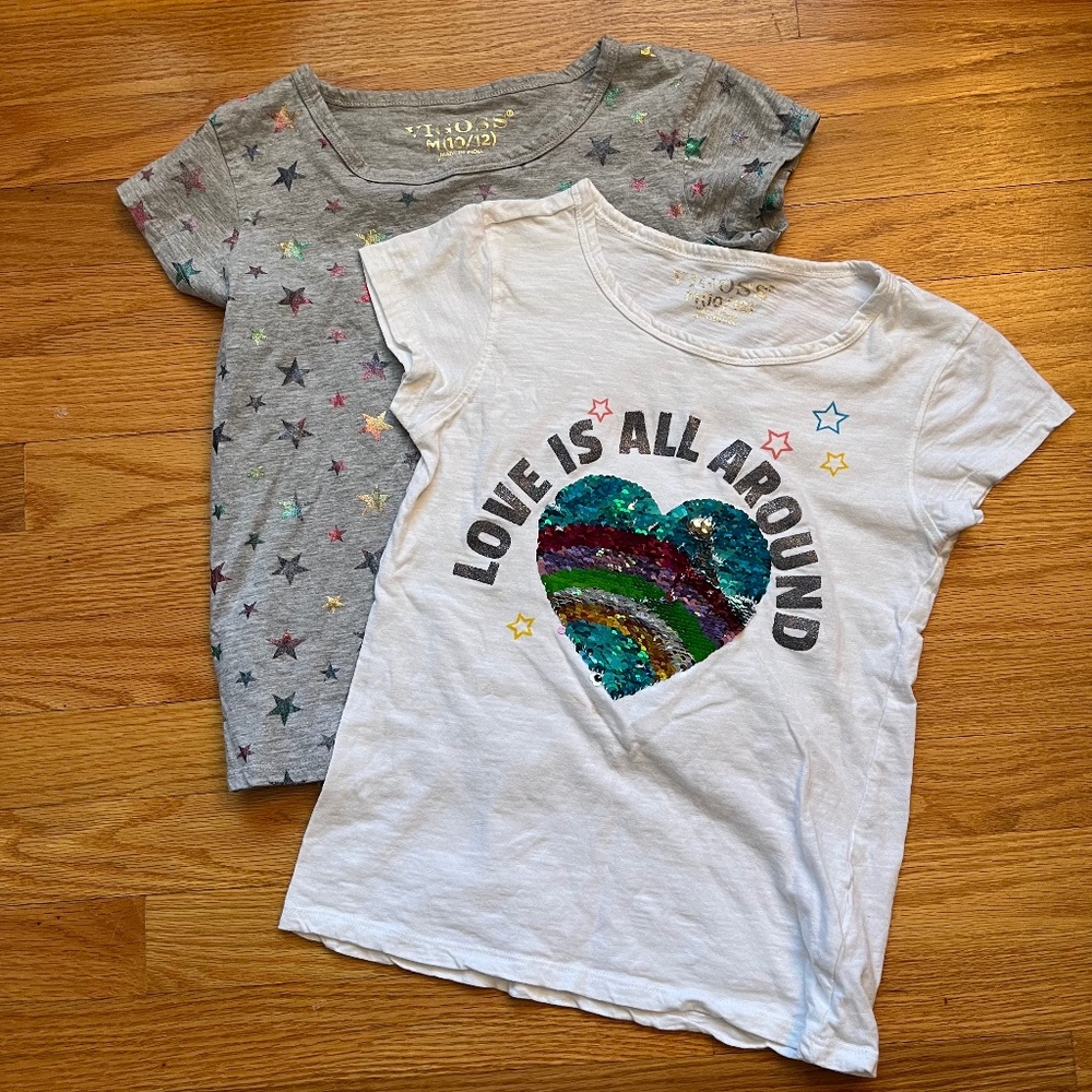 Vigoss Tops - Set of 2 - Size M(10-12)